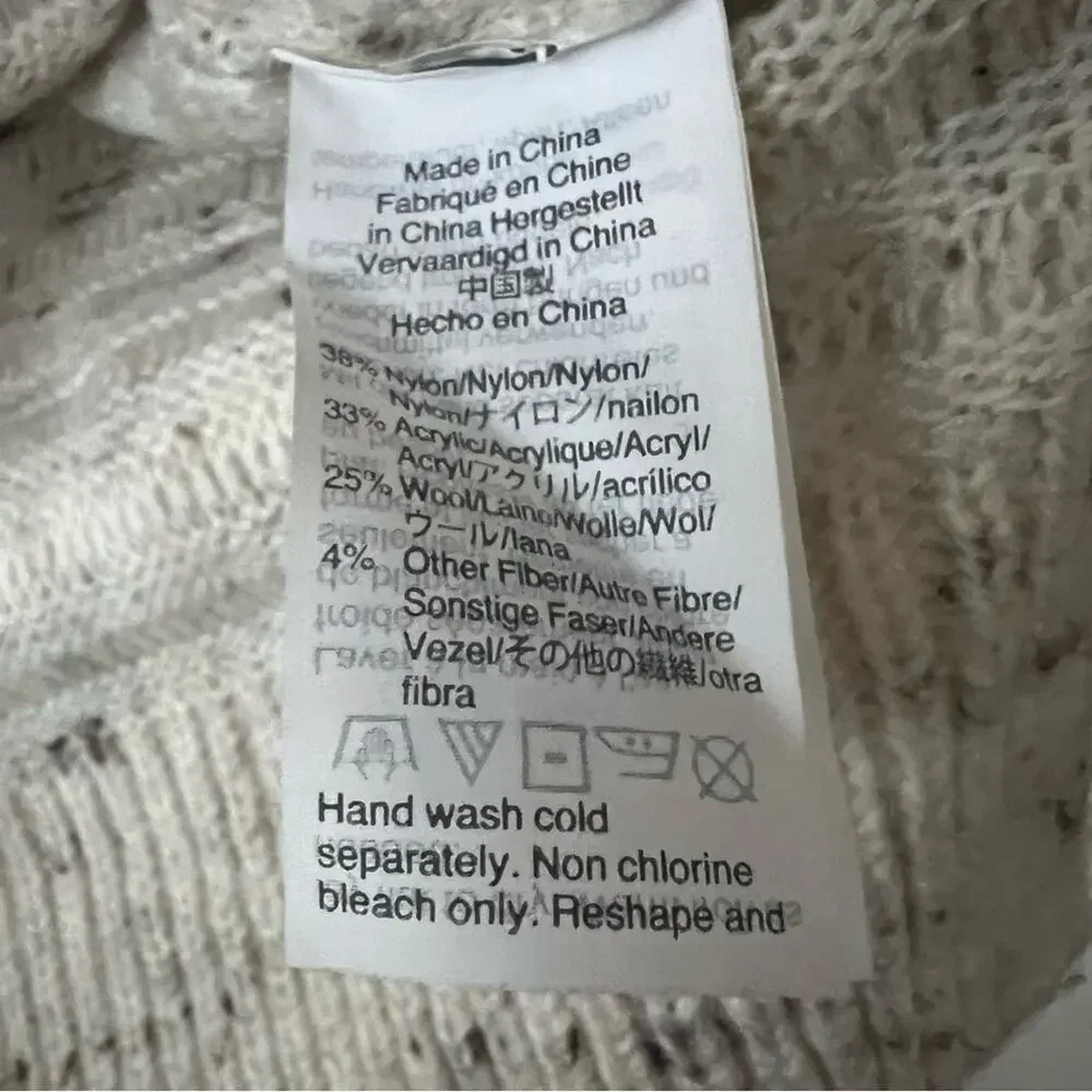 Madewell Donegal Belmont Mockneck Sweater in Coziest Yarn